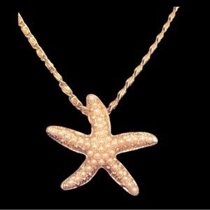 🟦SALE 5️⃣0️⃣% off🟦 Starfish necklace fancy gold chain